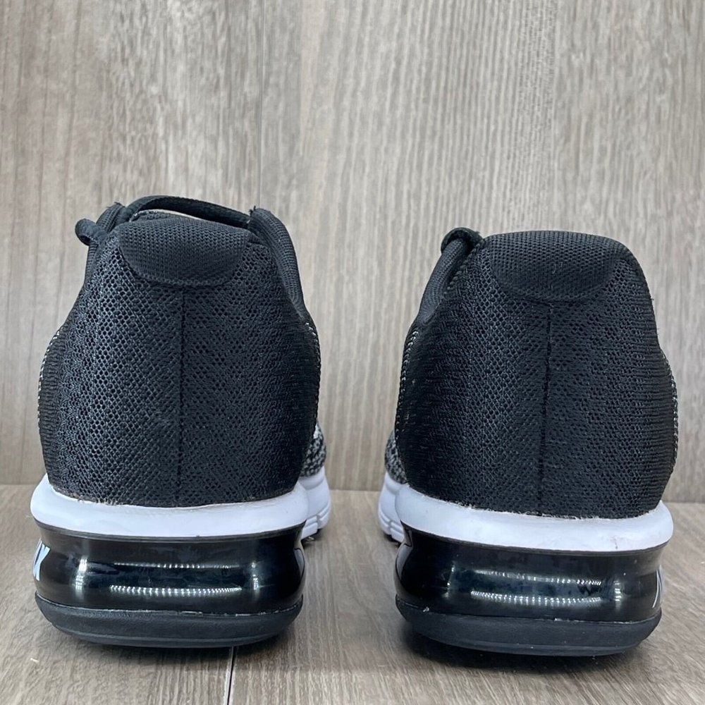 Nike Sneakers Womens Sz 9.5 Air Max Sequent 2 Athletic Running Shoes Black White - Picture 4 of 11